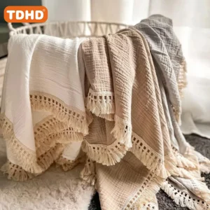 שמיכת טטרה לתינוק - בד מוסלין כותנה איכותי