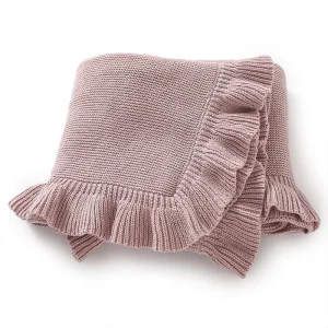 שמיכת תינוק דו-שימושית, סריג איכותי לתינוק - 90x70 ס"מ