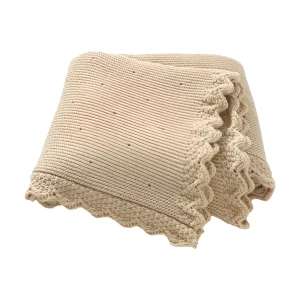 שמיכת תינוקות עריסה - סווידל 90,70 ס"מ , סריג משובץ