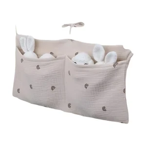 תיק אחסון לעריסה ניידת לתינוק - מארגן חיתולים
