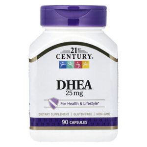 21st Century DHEA 90 כמוסות - תוסף תזונה לגברים ונשים