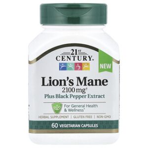 21st Century - Lions Mane 2100 מ"ג - 60 כמוסות