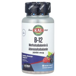 B-12 Methylcobalamin - תוסף תזונה אנרגיה וטעם ענבים