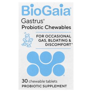 BioGaia Gastrus® פרוביוטיקה לעיסה - 30 טבליות