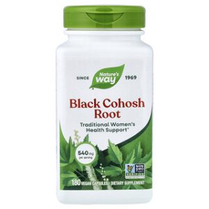 Black Cohosh Nature's Way - 180 כמוסות טבעוניות