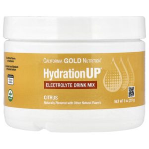 California Gold Nutrition - אבקת אלקטרוליטים בטעם הדרים