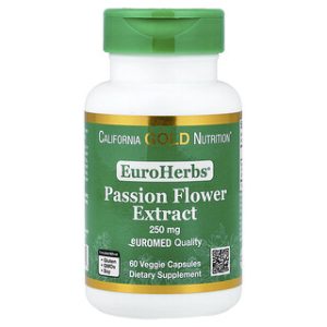 California Gold Nutrition תמצית פסיפלורה 250 מ"ג - 60 כמוסות