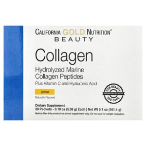 California Gold - קולגן ימי + ויטמין C לימון - 30 מנות