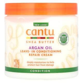 Cantu קרם לחות לשיער שמן ארגן - 453 גרם