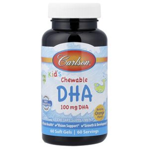 Carlson Kids Chewable DHA - ג'ל לעיסה בטעם תפוז