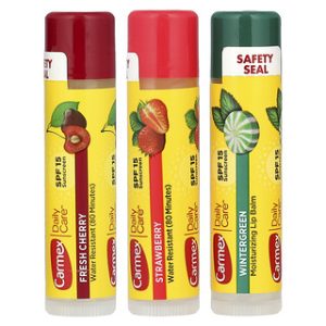 Carmex Daily Care - משחת לחות לשפתיים SPF15 - שלישייה