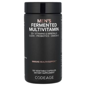 Codeage - מולטי ויטמין מותסס לגברים - 120 כמוסות