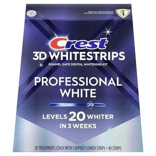 Crest 3D White Strips- ערכת הלבנת שיניים 40 יחידות