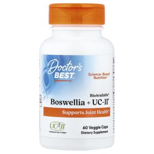 Doctors Best Boswellia + UC-II 60 כמוסות - בריאות המפרקים