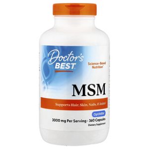 Doctors Best MSM עם OptiMSM® - 360 כמוסות - תוסף תזונה