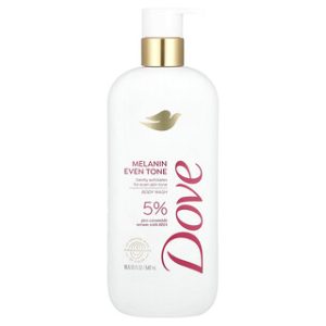 Dove Melanin Body Wash - 547ml , לעור אחיד ומלא ברק