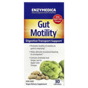 Enzymedica Gut Motility - תמיכה בעיכול 30 כמוסות