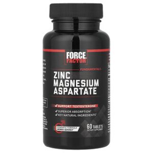 Force Factor Zinc Magnesium Aspartate - 60 טבליות