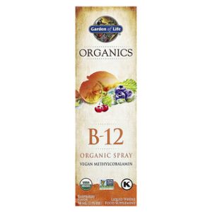 Garden of Life B12 אורגני ספריי-פטל-2oz