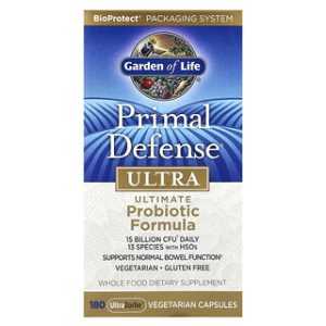 Garden of Life Primal Defense Ultra - פרוביוטיקה 180 כמוסות
