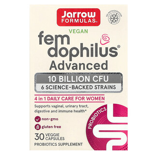Jarrow Fem Dophilus- כמוסות פרוביוטיקה טבעוניות 30 כמוסות