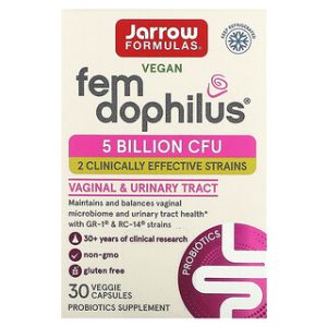 Jarrow Fem Dophilus - פרוביוטיקה טבעונית לנשים - 30 כמוסות