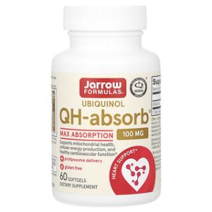 Jarrow Ubiquinol QH-Absorb 100 מ"ג - קו-אנזים Q10 סופג במיוחד