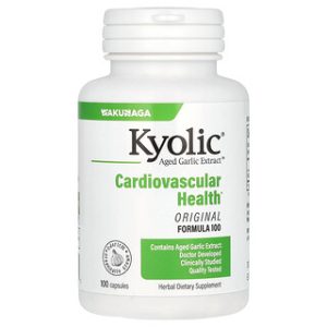 Kyolic Aged Garlic - תוסף לבריאות הלב - 100 כמוסות