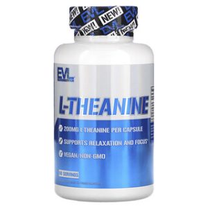 L-Theanine 200 מ"ג - כמוסות EVLution Nutrition