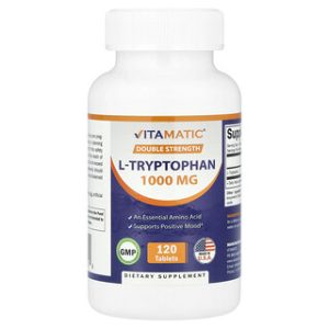 L-טריפטופן 1000 מ"ג , 120 טבליות , Vitamatic
