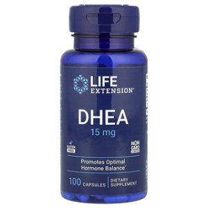 Life Extension DHEA 15 מ"ג - 100 כמוסות - תוסף תזונה