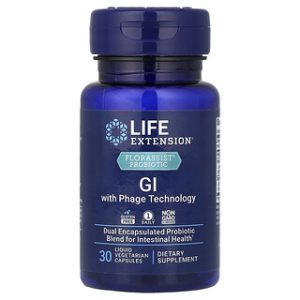 Life Extension Florassist פרוביוטיקה GI - 30 כמוסות
