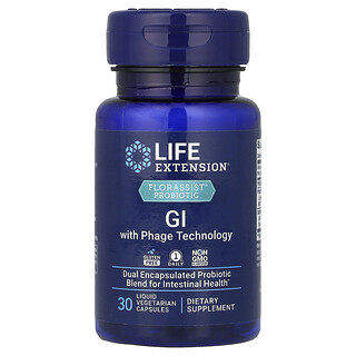 Life Extension Florassist פרוביוטיקה GI - 30 כמוסות