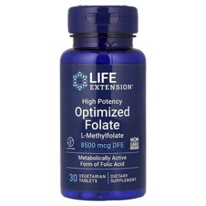 Life Extension Optimized Folate - תוסף פולאט איכותי