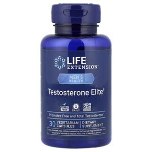 Life Extension Testosterone Elite - תוסף לגברים 30 כמוסות