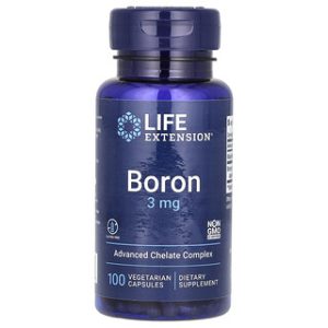 Life Extension בורון 3 מ"ג - 100 כמוסות צמחוניות