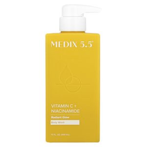 Medix 5.5, סבון גוף זוהר ויטמין C וניאצינמיד 444 מ"ל
