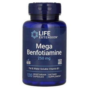 Mega Benfotiamine 250 מ"ג , Life Extension - 120 כמוסות