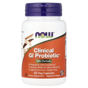 NOW Foods Clinical GI Probiotic 50+ - תוסף פרוביוטיקה