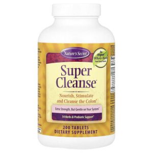 Natures Secret Super Cleanse - 200 טבליות לניקוי רעלים