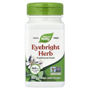 Natures Way Eyebright - כמוסות לראייה בריאה , 100 יח'