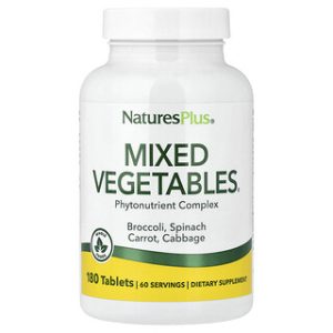 NaturesPlus ירקות מעורבים - תוסף תזונה 180 טבליות