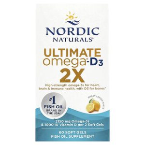 Nordic Naturals Ultimate Omega-D3 2X - כמוסות אומגה 3