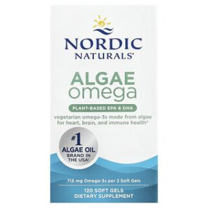 Nordic Naturals אצות אומגה 3 - 120 כמוסות רכות