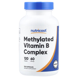 Nutricost B Complex Methylated - 120 כמוסות ויטמין B