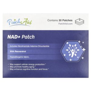 PatchAid NAD+ - מדבקות NAD+ לשיפור אנרגיה - 30 יח׳