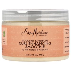 SheaMoisture סלסול קרם קוקוס והיביסקוס 340 גרם