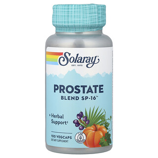 Solaray Prostate Blend SP-16 - תוסף תזונה לגברים 100 כמוסות