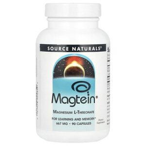 Source Naturals Magtein - מגנזיום לת'ראונט - 90 כמוסות
