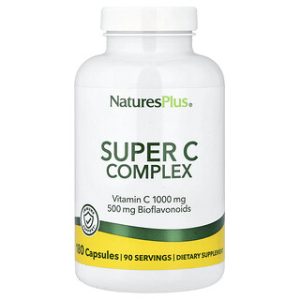 Super C Complex NaturesPlus - 180 כמוסות ויטמין C